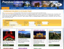 Tablet Screenshot of poznavaci-zajezdy.org